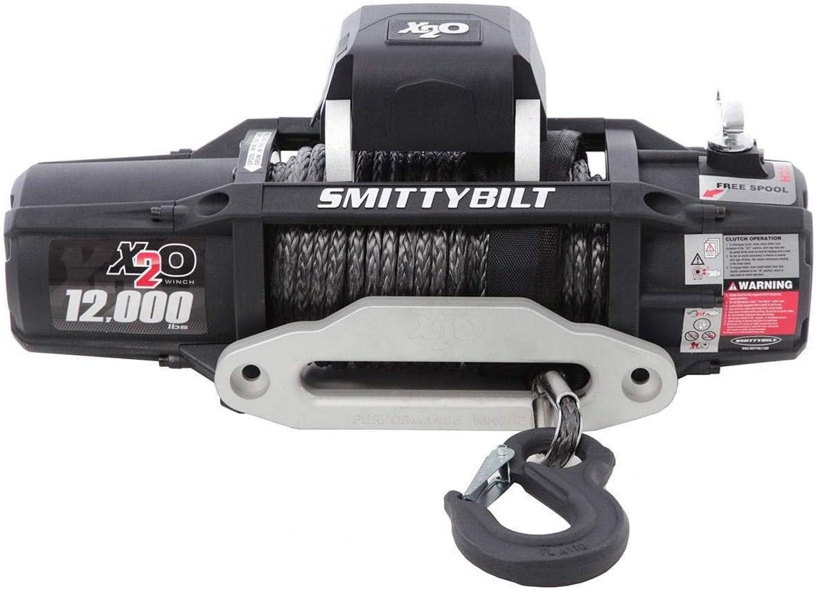 X2O COMP - Waterproof Synthetic Rope Winch - 12,000 Lb. Load Capacity