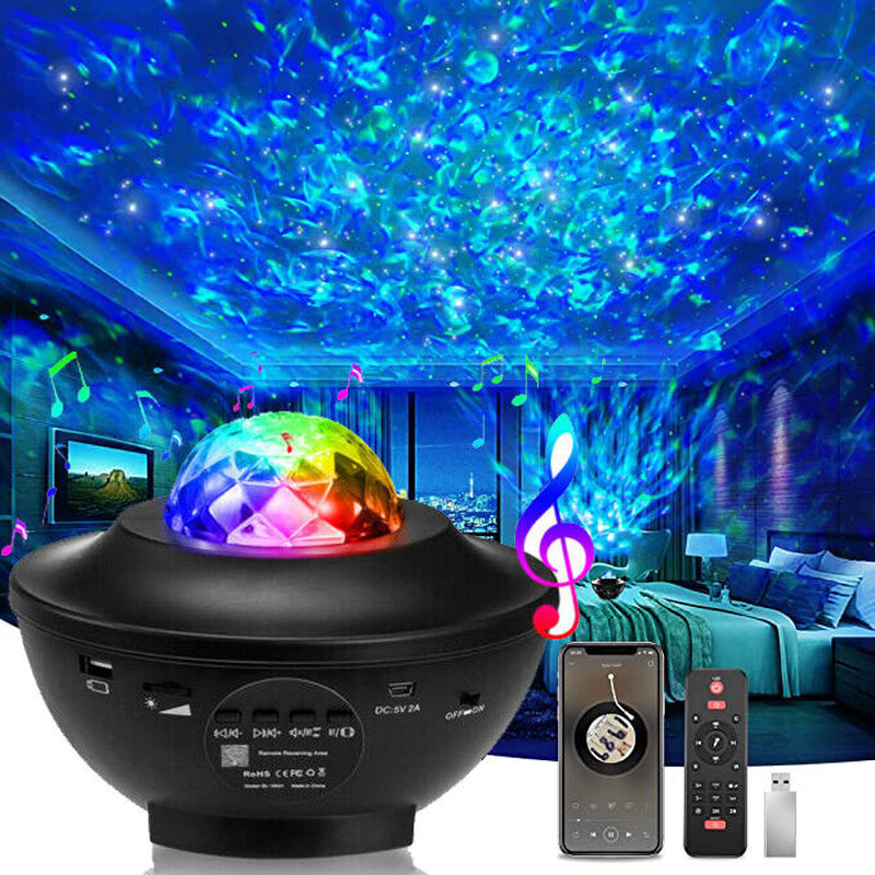 Astronaut Projector Galaxy Starry Sky Night Light Ocean Star LED Lamp Remote Y