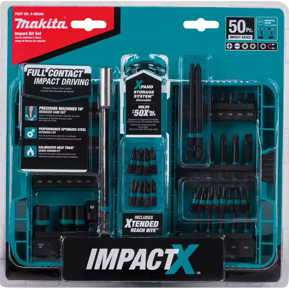 Impactx Driver Bit Set (50-Piece)