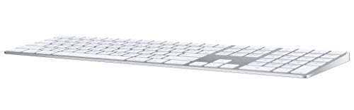 Apple Magic Keyboard with Numeric Keypad: Wireless, Bluetooth, Rechargeable. Works with Mac, iPad, or iPhone; US English - White