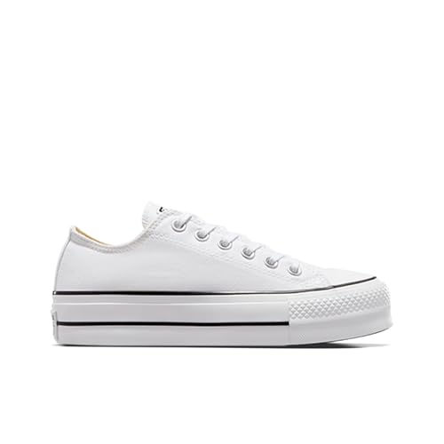 Converse Women's Chuck Taylor All Star Lift Sneakers, White/Black/White, 9 Medium US