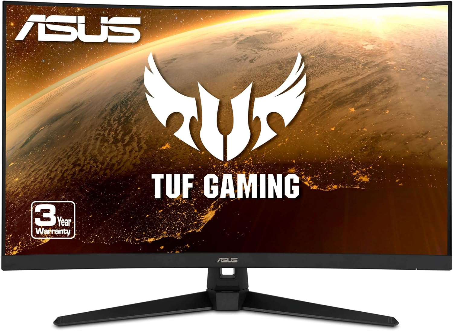 TUF Gaming VG328H1B 32” Curved Monitor, 1080P Full HD, 165Hz (Supports 144Hz), Extreme Low Motion Blur, Adaptive-Sync, Freesync Premium, 1Ms, Eye Care, HDMI D-Sub