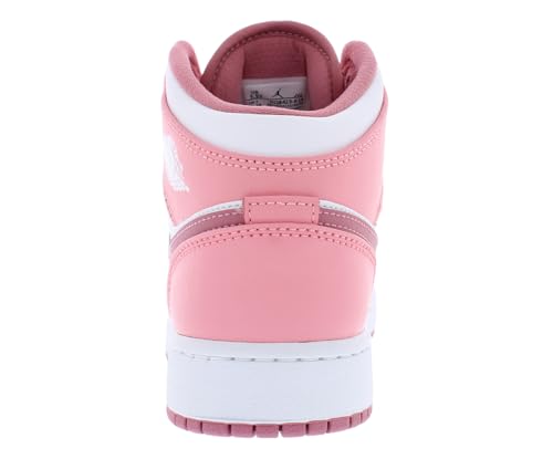 Jordan Youth Air Jordan 1 Mid Coral Chalk/Desert Berry-White DQ8423-616 7Y