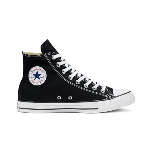 Converse Clothing & Apparel Chuck Taylor All Star Canvas High Top, Black/White, 6 Women/4 Men