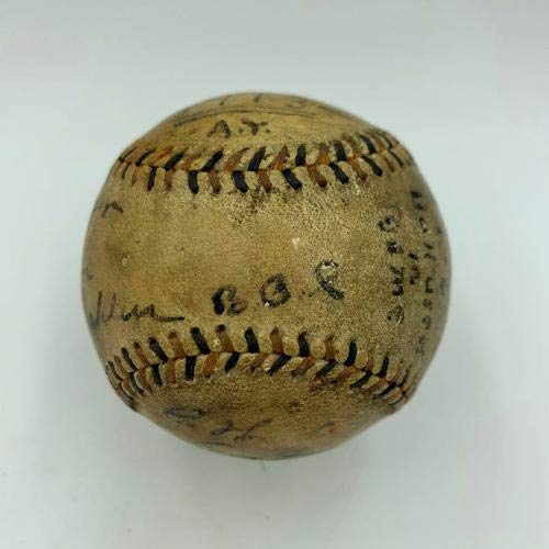 The Only Known Charles Ebbets Signed Baseball Ebbets Field 1913 Opening Day JSA - Autographed Baseballs