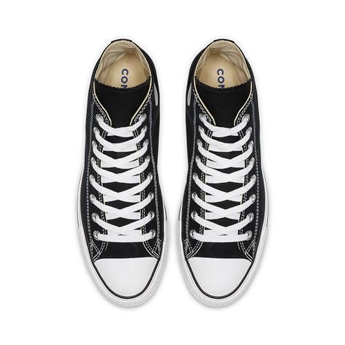 Converse Clothing & Apparel Chuck Taylor All Star Canvas High Top, Black/White, 6 Women/4 Men