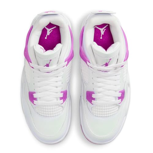 Nike Air Jordan 4 Retro Big Kids White/Hyper Violet FQ1314-151 6Y