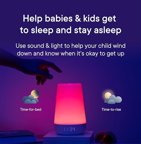 Hatch Rest Baby Sound Machine, Night Light | 2nd Gen | Sleep Trainer, Time-to-Rise Alarm Clock, White Noise Soother, Music & Stories for Nursery, Toddler & Kids Bedroom (Wi-Fi)