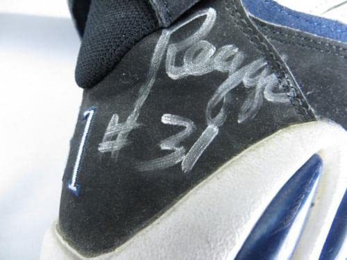 Reggie Miller Signed Autographed Shoes Indiana Pacers BOTH Signed JSA LOA - Autographed NBA Sneakers