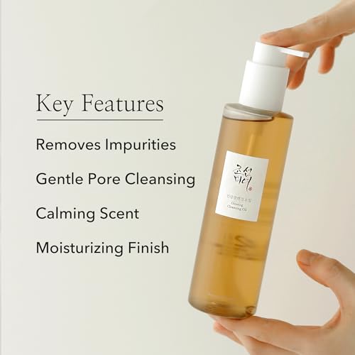 Beauty of Joseon Ginseng Cleansing Oil Waterproof Makeup Remover for Sensitive, Acne-Prone Facial Skin. Korean Skin Care for Men and Women, 210ml, 7.1 fl.oz