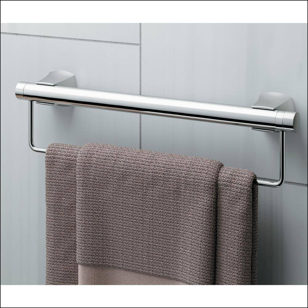 16 In. Towel Bar Attachment Accessory in Polished Chrome