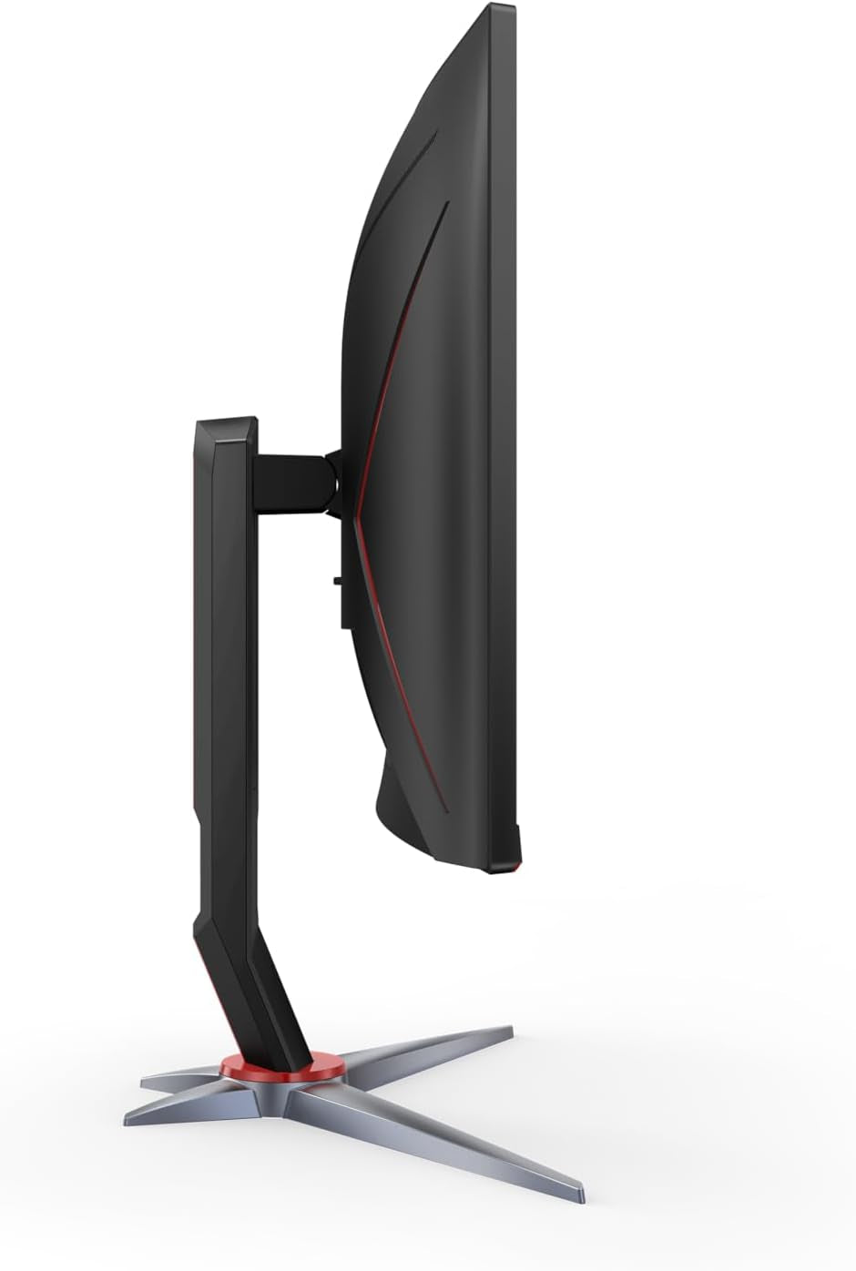 CQ27G2 27" Super Curved Frameless Gaming Monitor QHD 2K, 1500R VA, 1Ms, 144Hz, Freesync, Height Adjustable, 3-Yr Zero Dead Pixel, Black/Silver