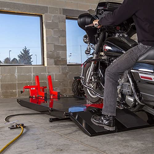 Black Widow BW-PROLIFT-HDXW ProLift Motorcycle Lift Table with Center Jack