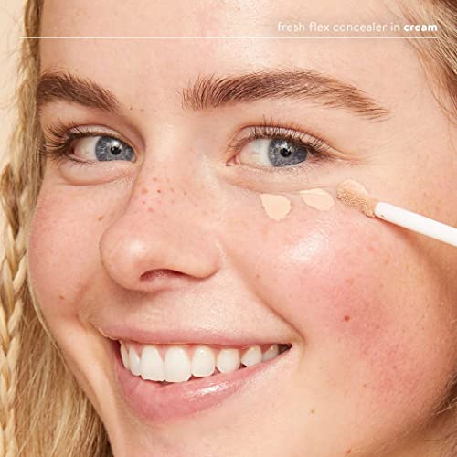 Honest Beauty Fresh Flex Concealer with Niacinamide + Vitamin E + Hyaluronic Acid | Vegan + Cruelty free | Cream, 0.17 fl oz