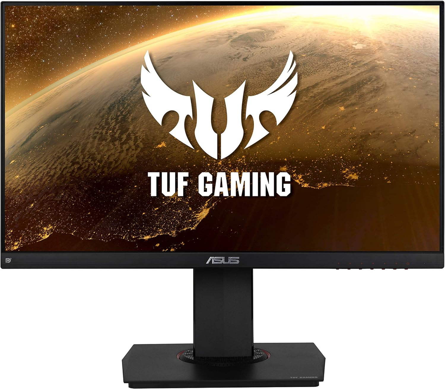 TUF Gaming VG249Q 23.8” Monitor 144Hz Full HD (1920 X 1080) 1Ms IPS ELMB Freesync Eye Care Displayport HDMI D-Sub,Black