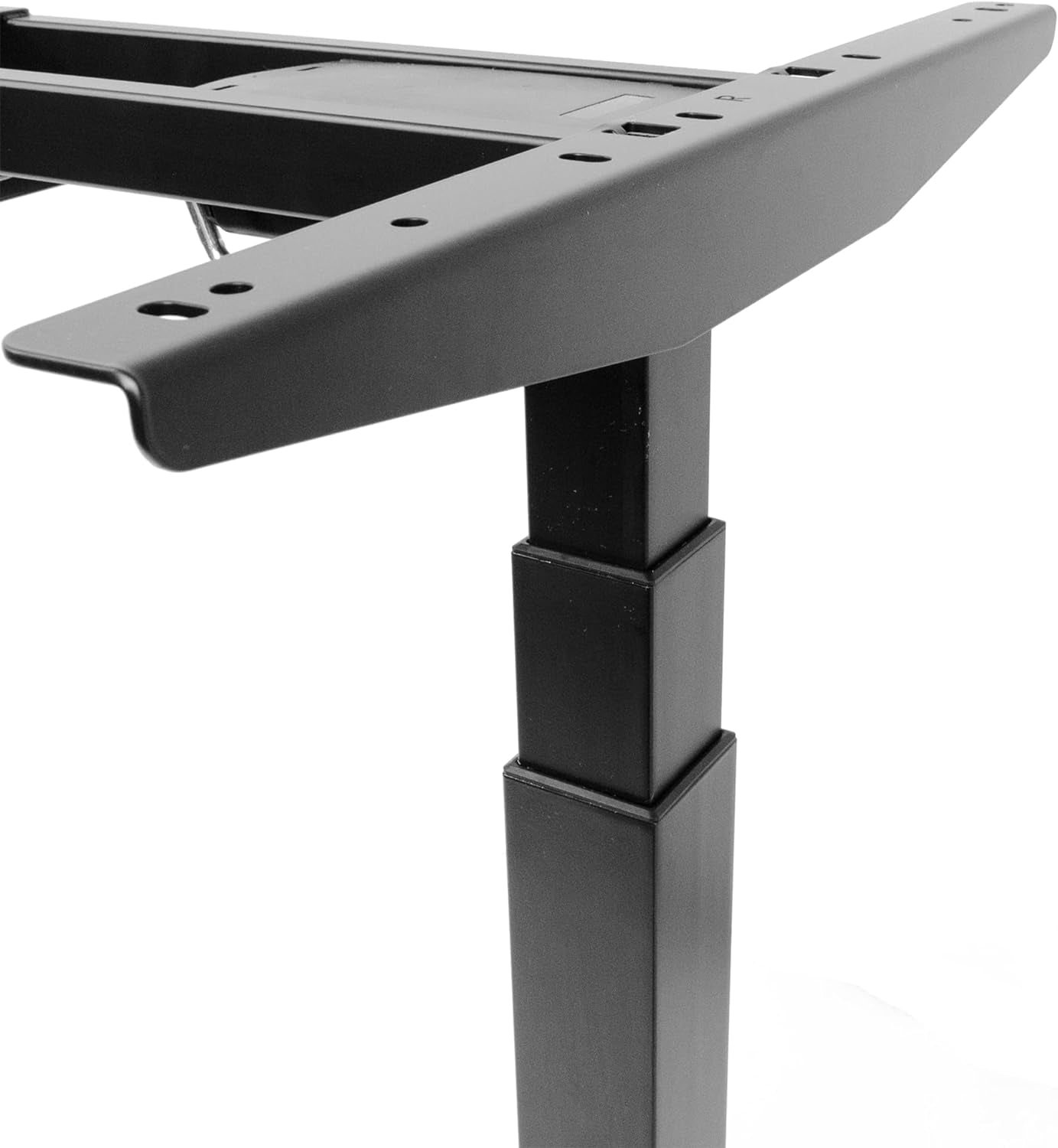 K Series Dual Motor Electric Adjustable Standing Computer Desk for Home and Office Width and Height Adjustable (Black Frame Only)