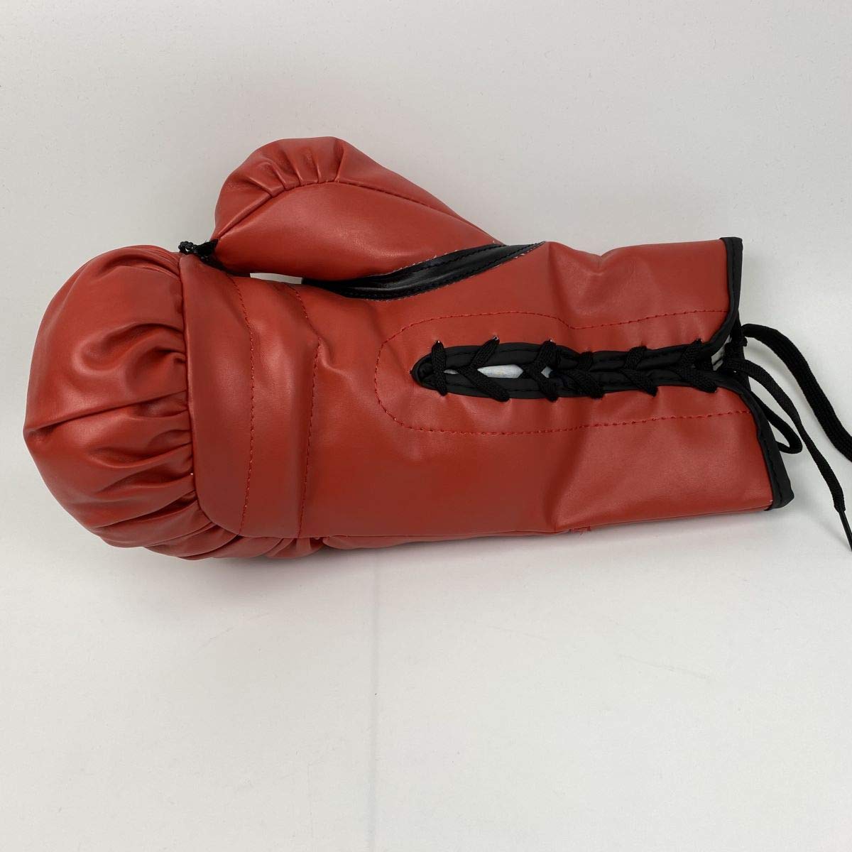 Autographed/Signed Mike Tyson Imperfect Red Everlast Boxing Glove Athlete Hologram COA