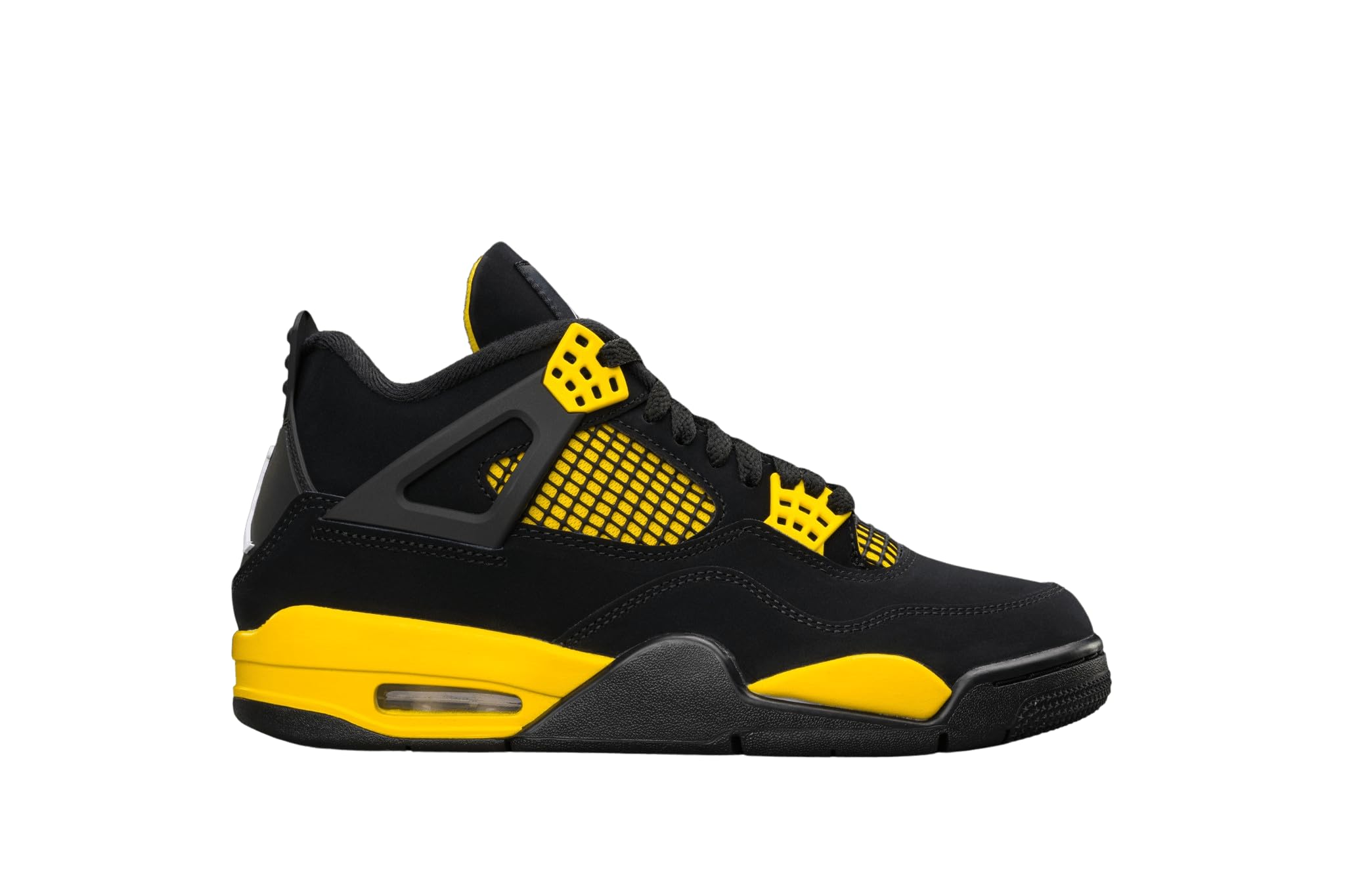 Air Jordan 4 Retro Men'sBlack/White-Tour Yellow DH6927-017 10.5