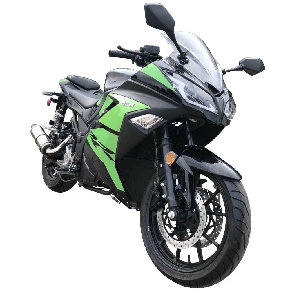 HHH Vitacci Falcon 250cc Motorcycle Fully Automatic Motor Scooter with Water Cool Engine 250cc Scooter (Green)