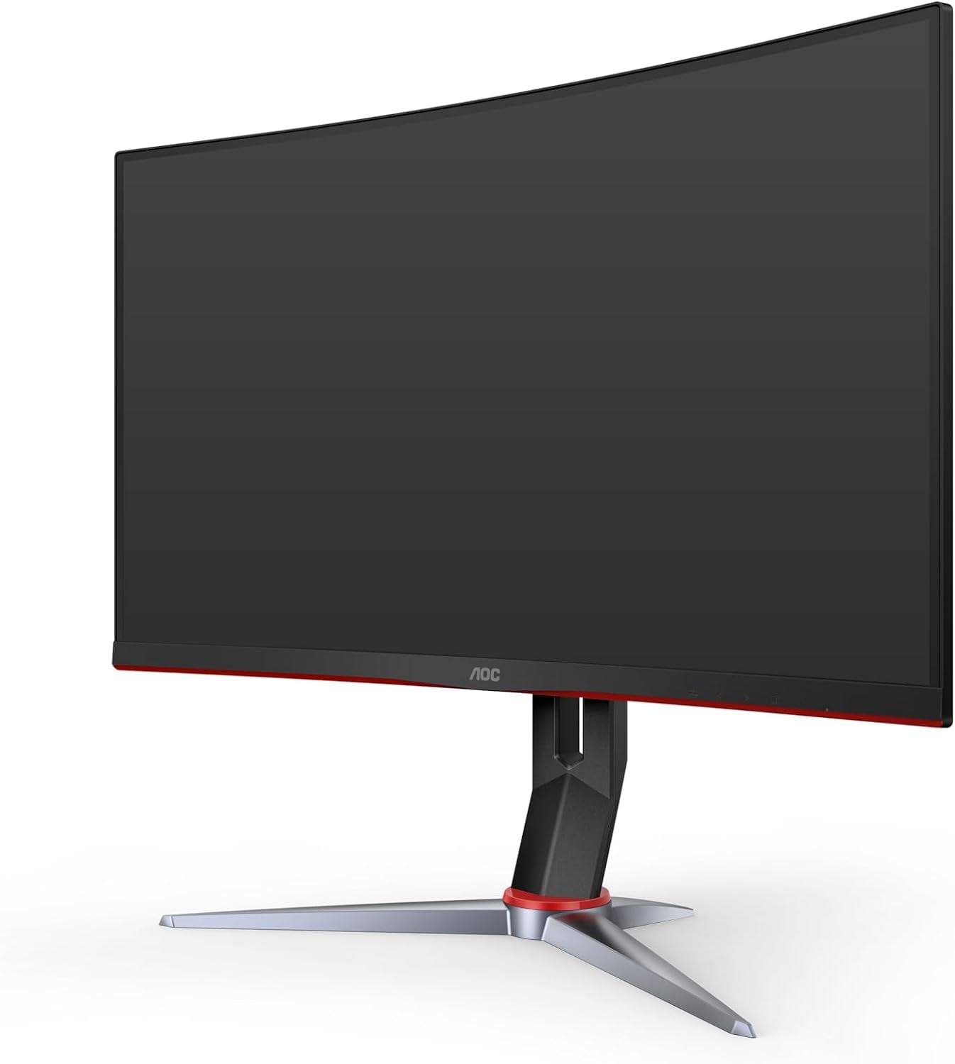 CQ27G2 27" Super Curved Frameless Gaming Monitor QHD 2K, 1500R VA, 1Ms, 144Hz, Freesync, Height Adjustable, 3-Yr Zero Dead Pixel, Black/Silver