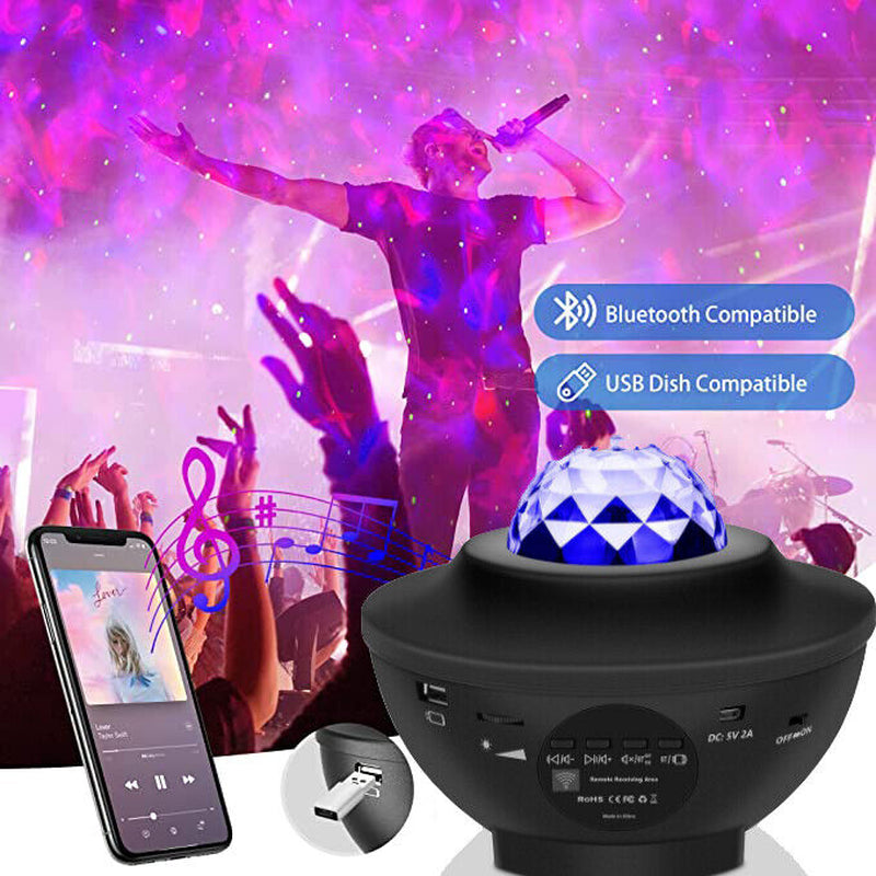 Astronaut Projector Galaxy Starry Sky Night Light Ocean Star LED Lamp Remote Y