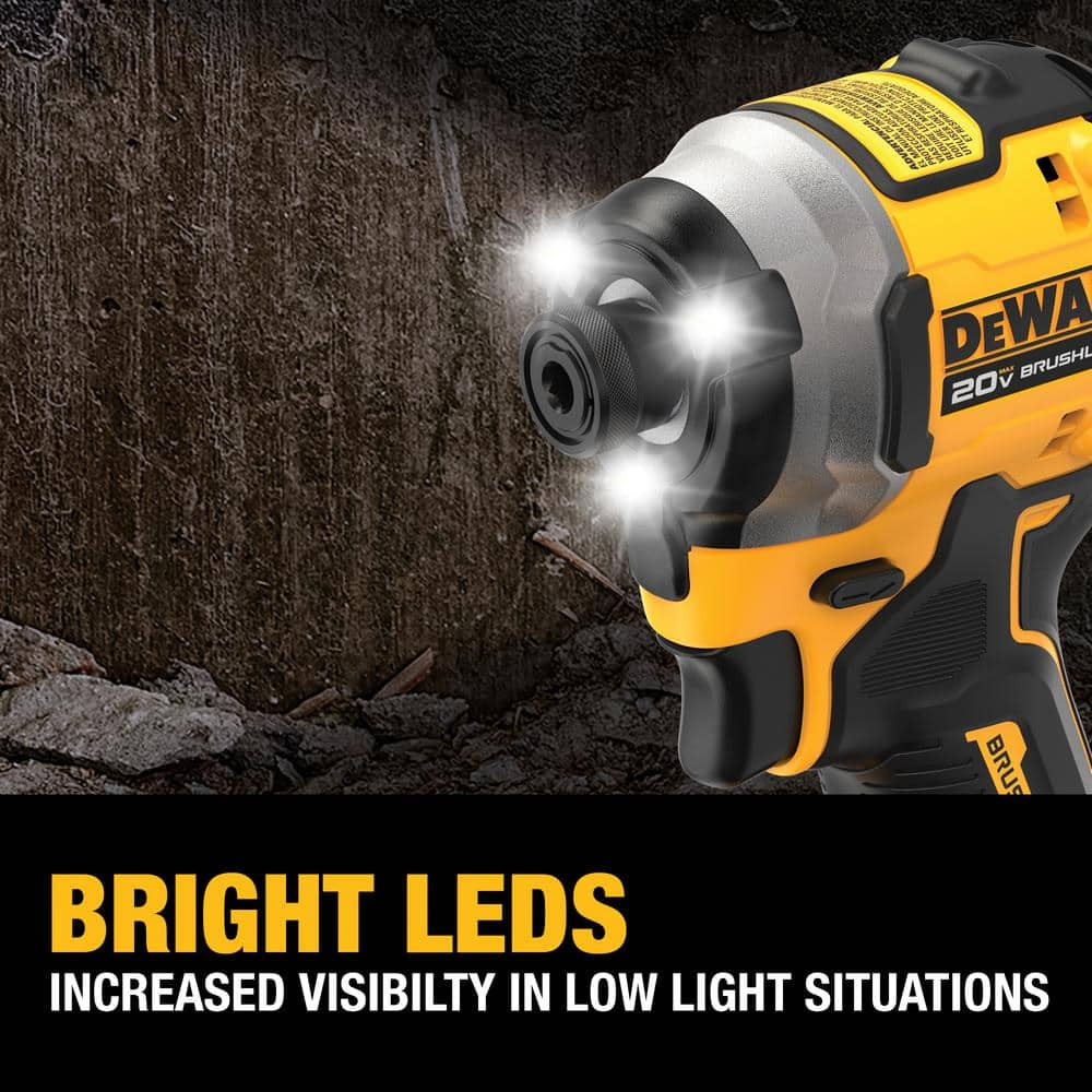 ATOMIC 20V MAX Cordless Brushless Compact 1/4 In. Impact Driver (Tool Only)