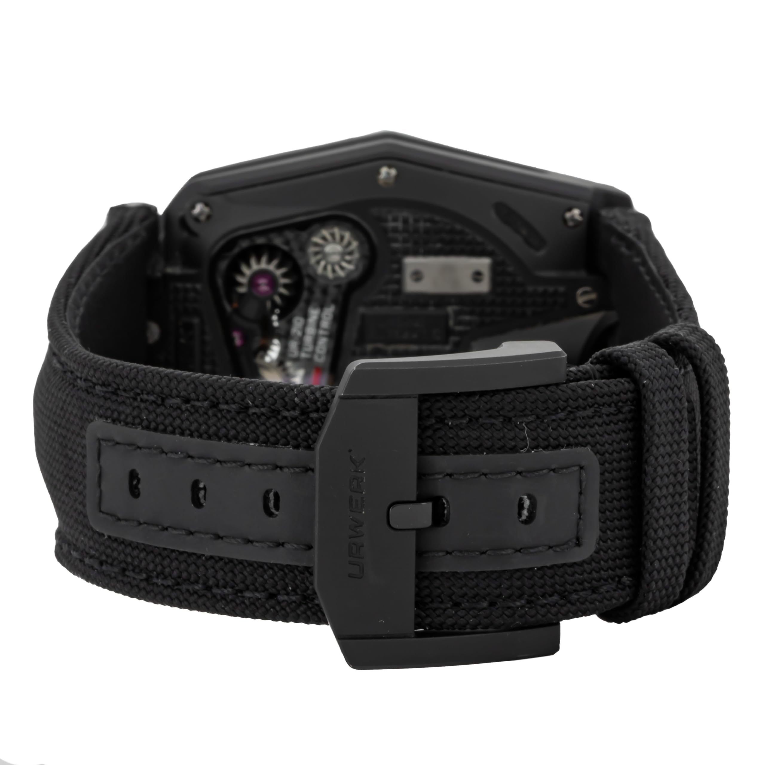 Urwerk UR-210 Automatic Black, Red Dial Watch UR-210 Royal Hawk (Pre-Owned)