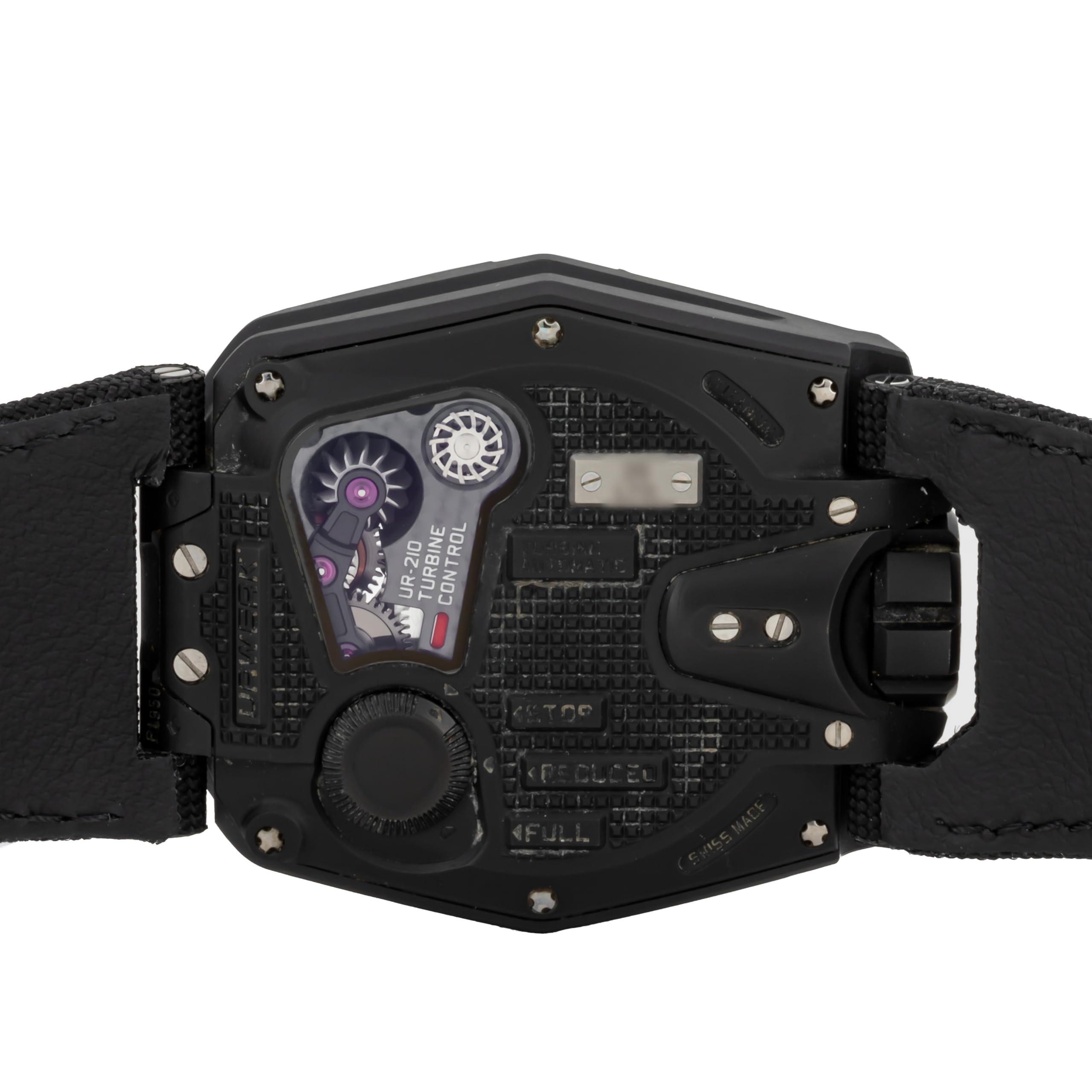 Urwerk UR-210 Automatic Black, Red Dial Watch UR-210 Royal Hawk (Pre-Owned)