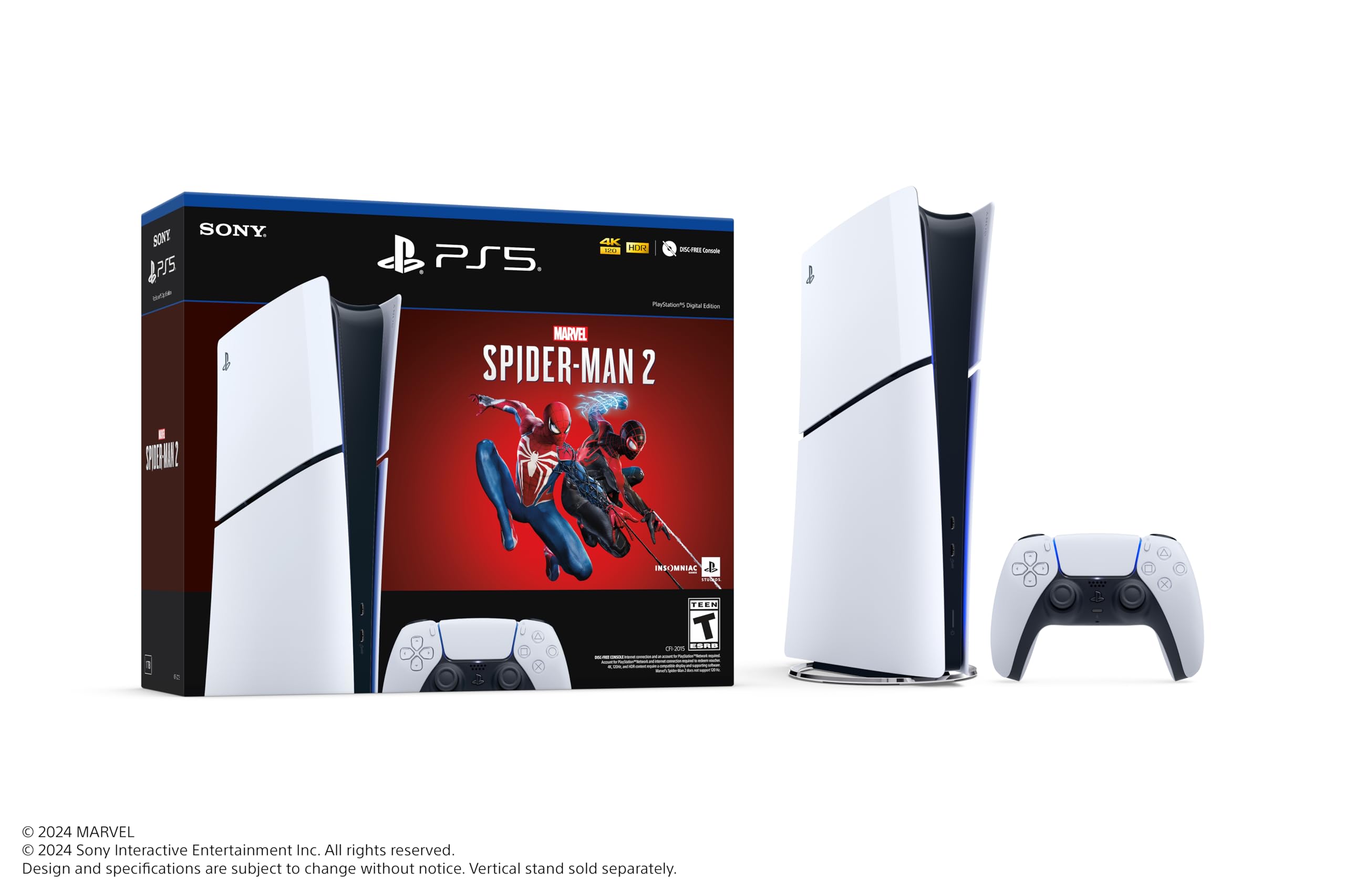 PlayStation 5 Digital Edition – Marvel’s Spider-Man 2 Bundle (Slim)