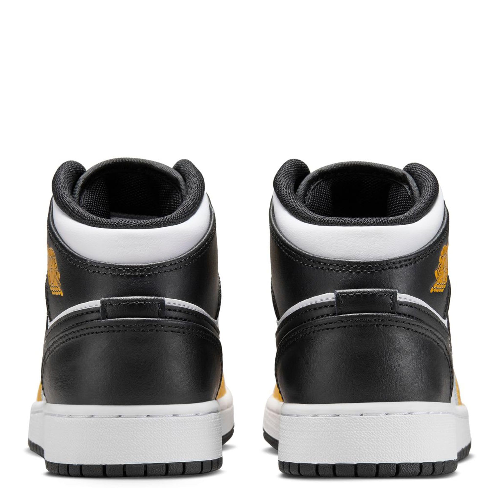 Jordan Big Kid's 1 Mid Yellow Ochre/Black-White (DQ8423 701) - 5