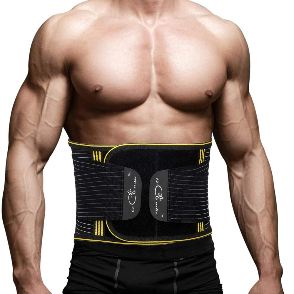 Women Postpartum Back Brace Lumbar Support Belt - Lower Back Pain Relief Belly Wrap for Abdominal Support, Torso Waist Belt Weight Lifting, Back Pain Brace for Women & Men and Low Back Brace (XL)