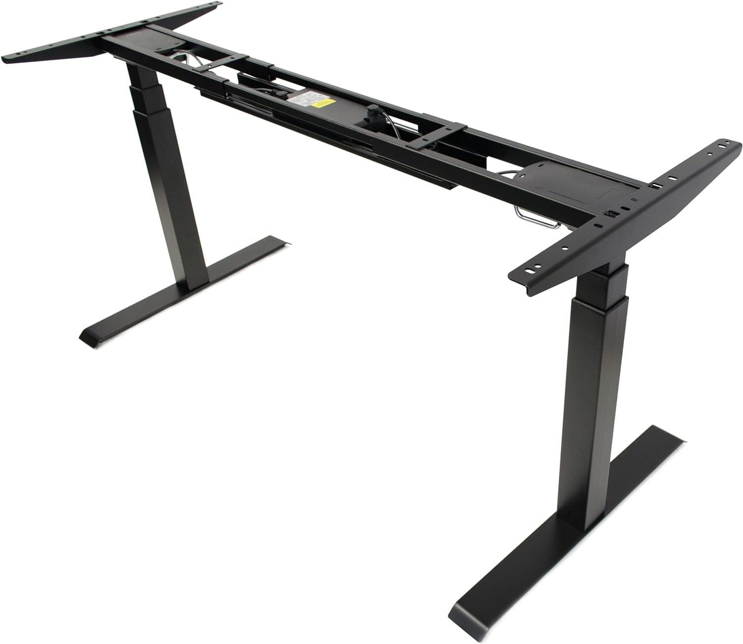 K Series Dual Motor Electric Adjustable Standing Computer Desk for Home and Office Width and Height Adjustable (Black Frame Only)