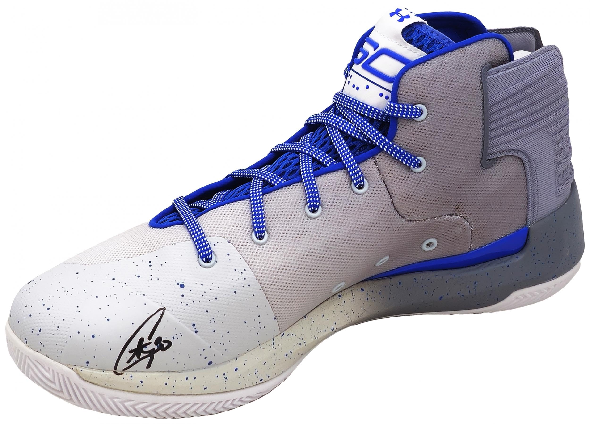 Stephen Curry Autographed Under Armour Curry 3 Shoe Golden State Warriors Size 12.5 JSA Stock #221515 - Autographed NBA Sneakers