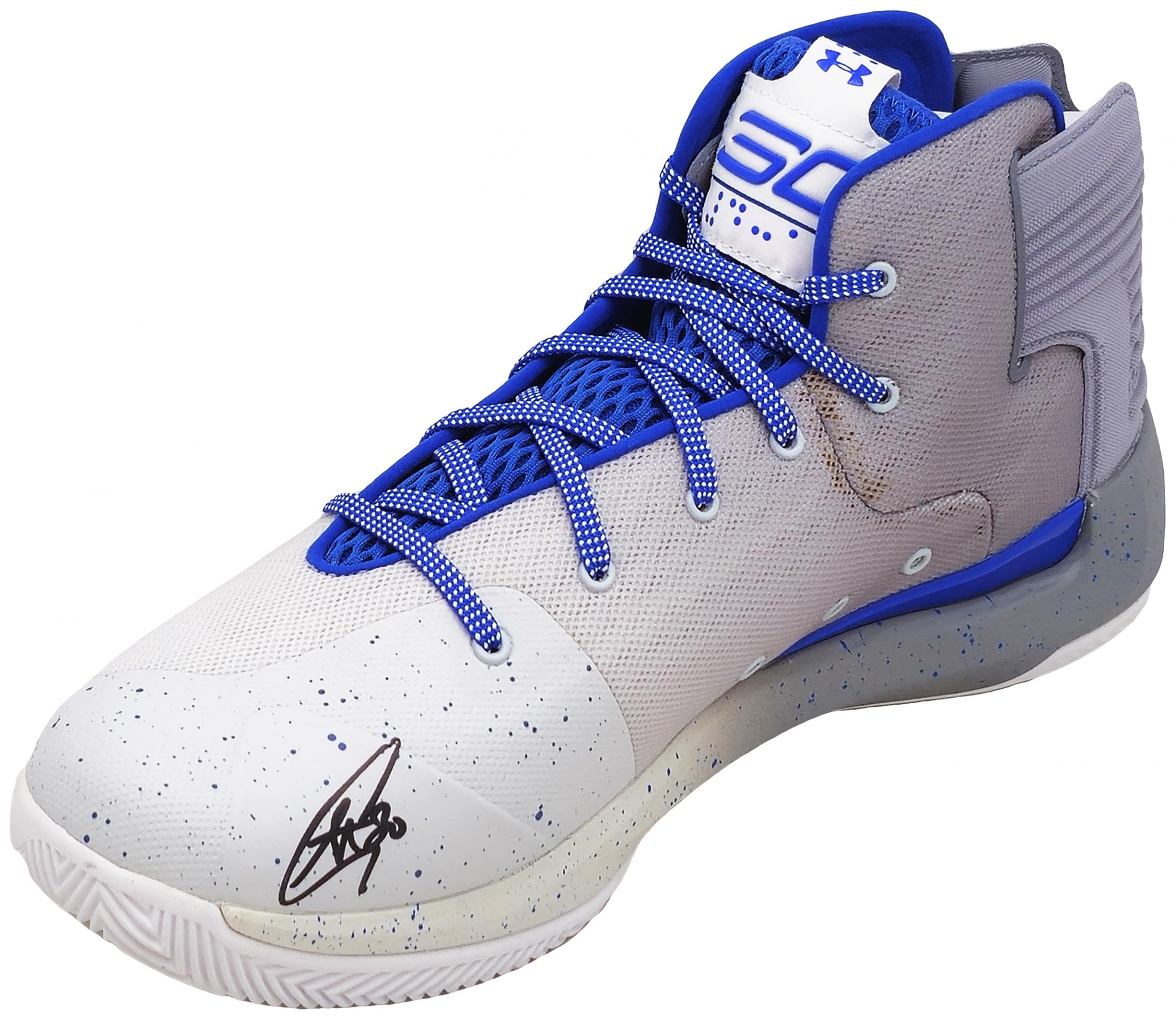 Stephen Curry Autographed Under Armour Curry 3 Shoe Golden State Warriors Size 13 JSA Stock #221514 - Autographed NBA Sneakers