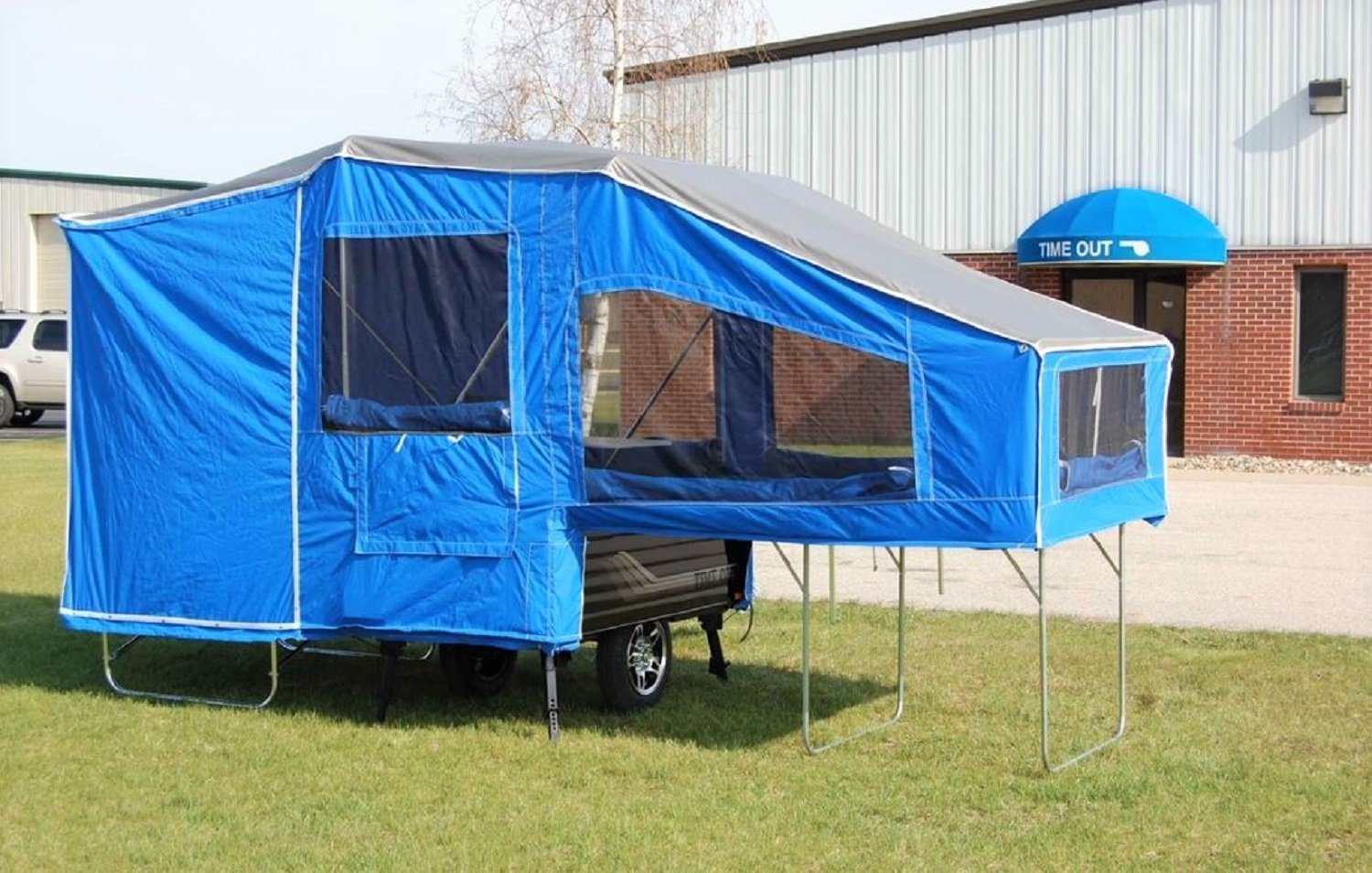 Time Out Camping Trailers (Pull Behind Motorcycle or Small Car) (Deluxe Camper)