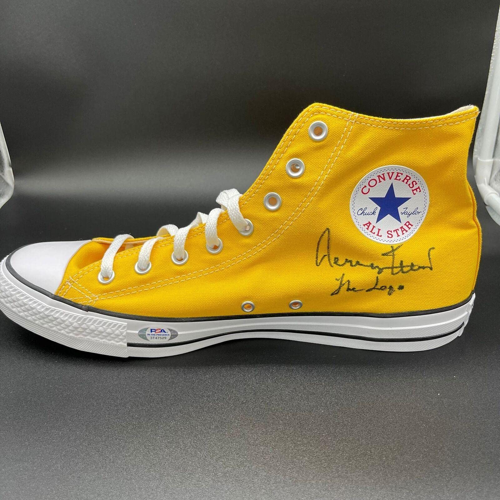 Jerry West signed Converse Chuck Taylor Right Shoe PSA/DNA Los Angeles Lakers - Autographed NBA Sneakers