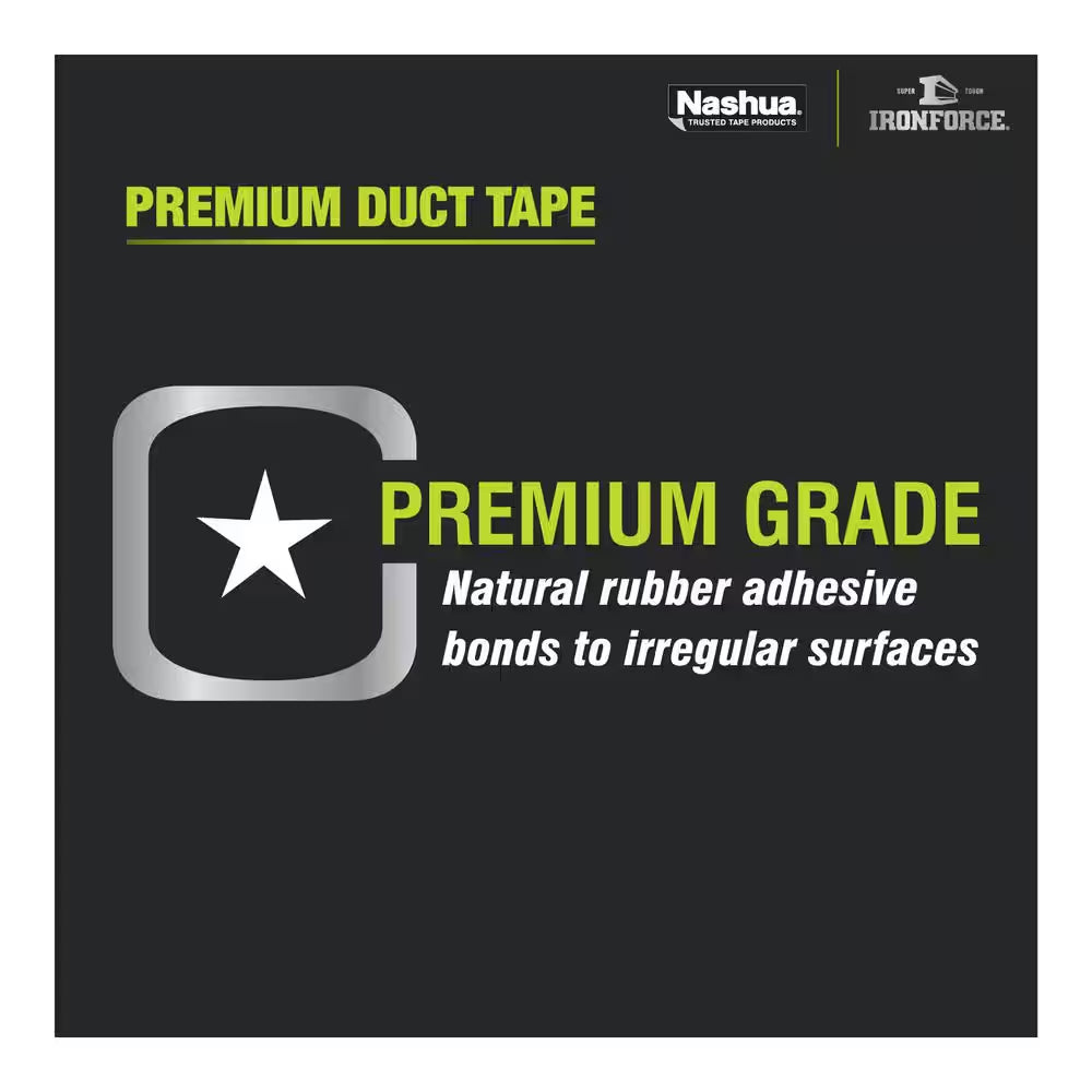 1.89 In. X 35 Yd. Premium Duct Tape in Gray