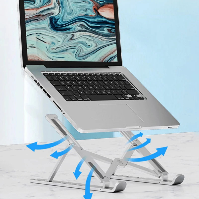 Portable Laptop Stand Foldable ABS Tablet Computer for Macbook Apple Air Pro Lenovo Samsung Bracket Universal Pad PC Holder