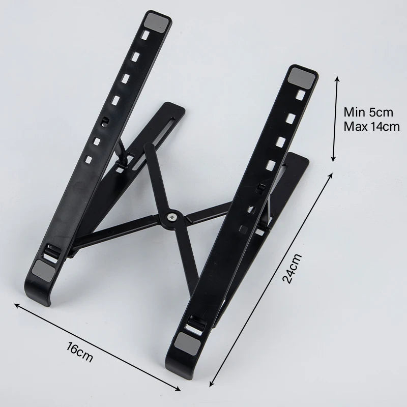 Portable Laptop Stand Foldable ABS Tablet Computer for Macbook Apple Air Pro Lenovo Samsung Bracket Universal Pad PC Holder