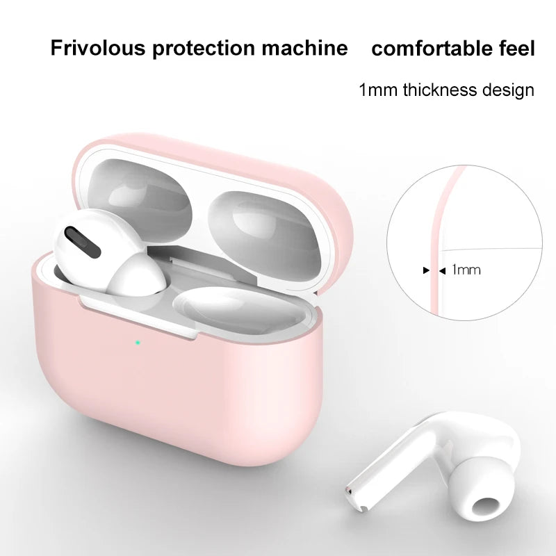 2024 New Silicone Cover Case For Apple Airpods Pro 3 Sticker Skin Bluetooth Earphone Cases Air Pods Pro Protective Accessories