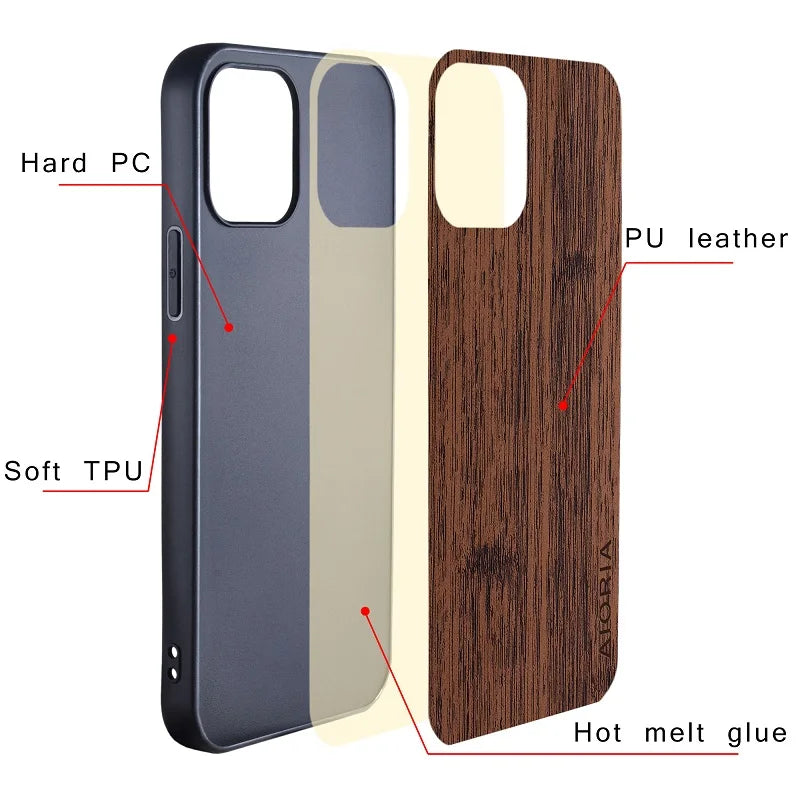 Case for Google Pixel 6 Pro 6 6A 5G funda bamboo wood pattern Leather phone cover Luxury coque for google pixel 6 pro case capa