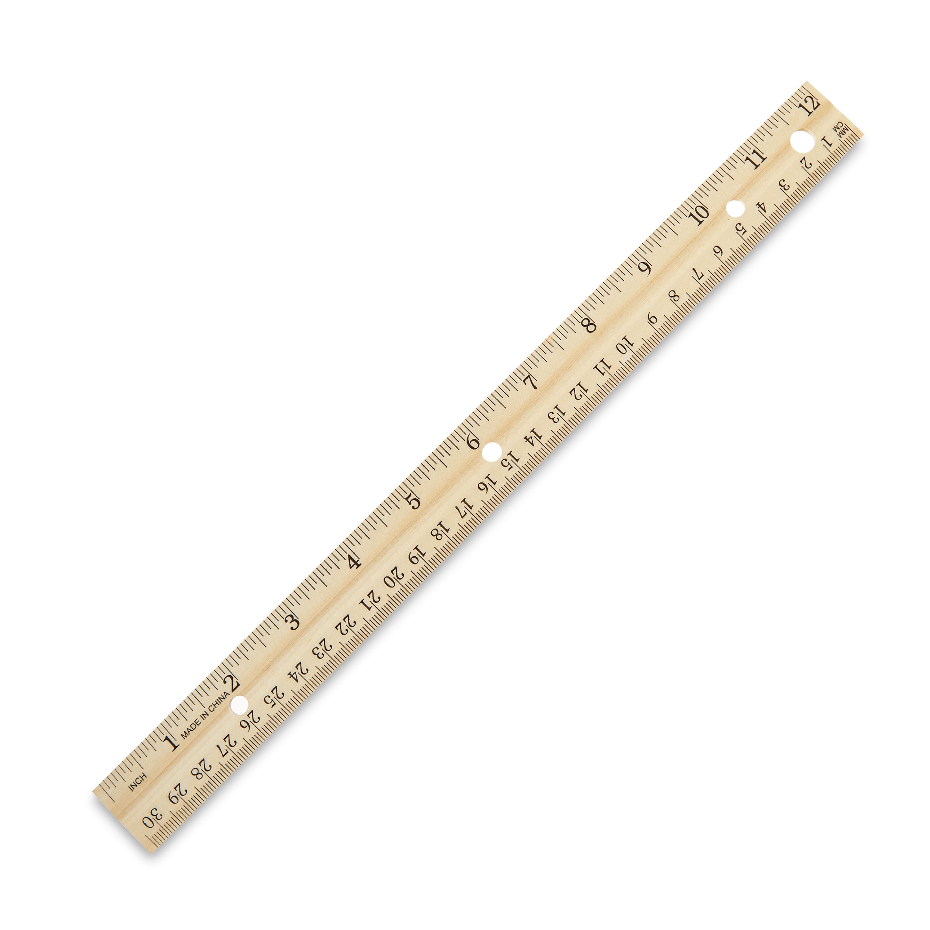 12" Wood Ruler (0.05Lb)