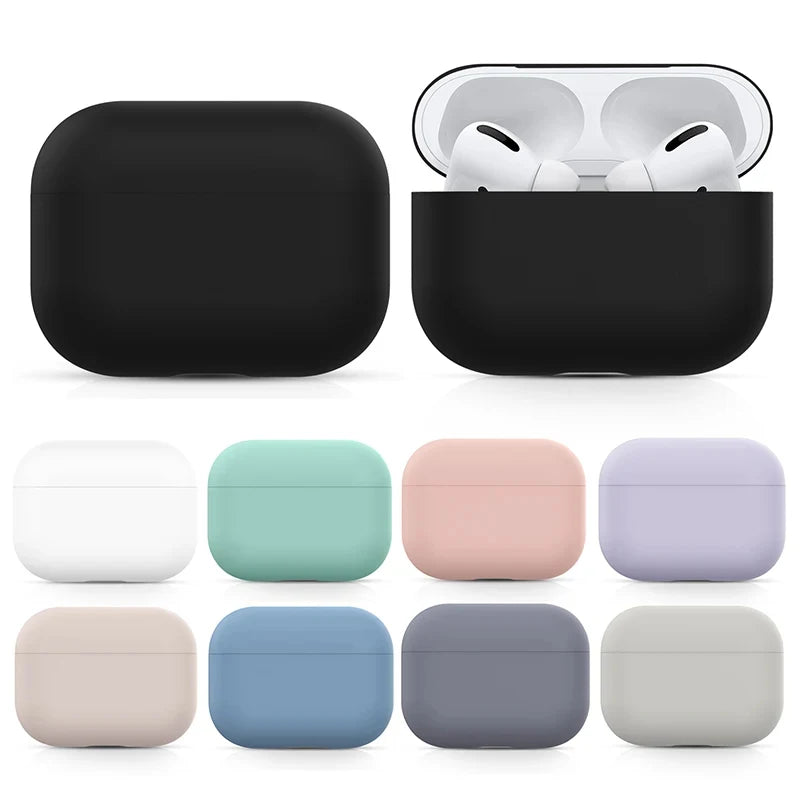 Silicone Case For Airpods Pro Case Wireless Bluetooth for apple Air pods pro Case Cover Earphones Case For airpods pro 1st gen