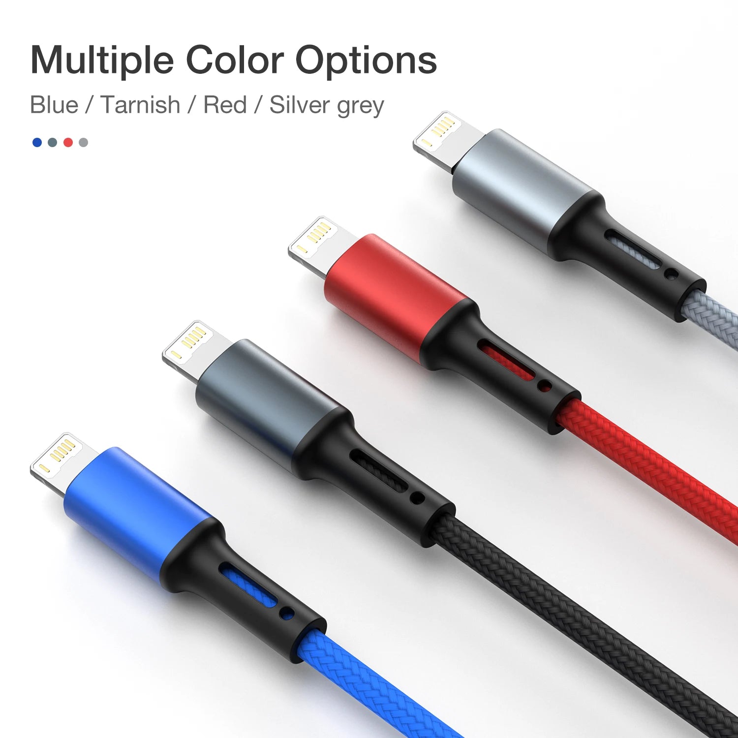 2m 3m USB Cable For iPhone 14 13 12 11 Pro Max X XR XS 8 7 6 s Plus SE Fast Charge Long Wire Apple Phone Data Charger Cord 2 3 m