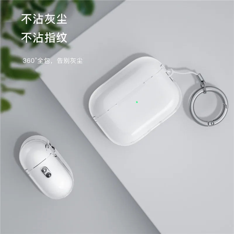 Clear Case for AirPods Pro2 2022 Silicone Case air pods pro 2 Funda airpods pro 2022 Transparent Earphone for airpod pro 2nd