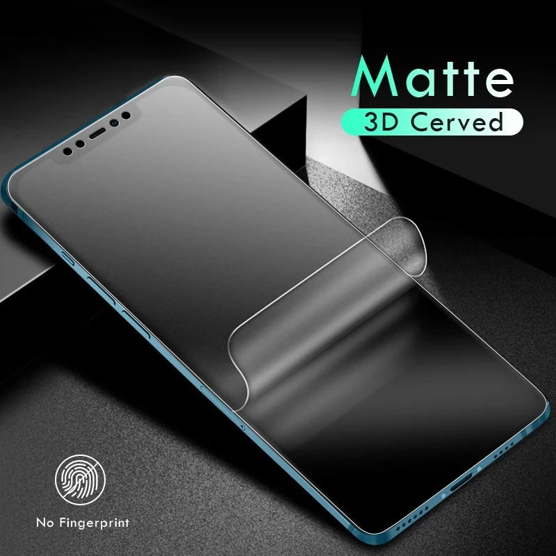 3Pcs Matte Hydrogel Film for IPhone 14 11 12 13 Pro Max Mini Screen Protector for IPhone XS MAX X XR 6 6S 7 8 Plus SE Not Glass