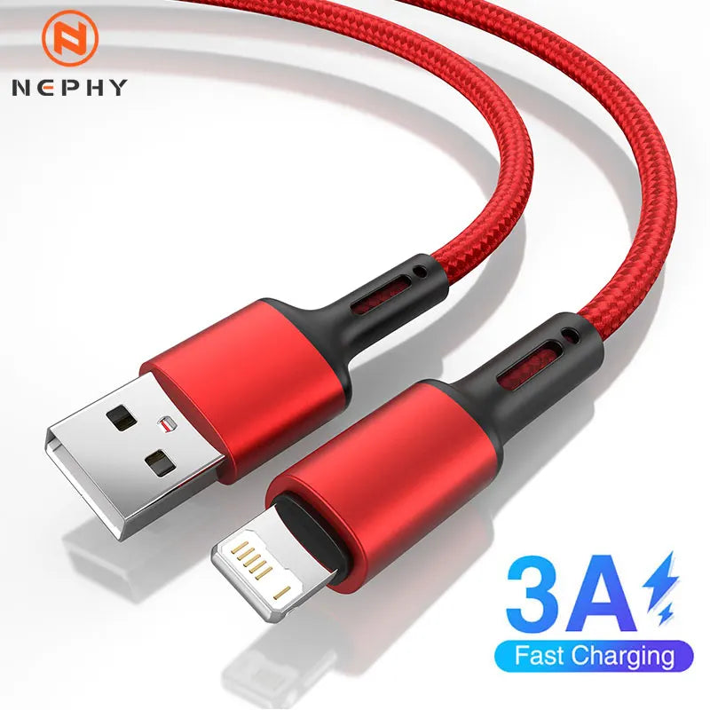 USB Cable For iPhone 14 13 12 11 Pro X XS Max 6 7 8 Plus SE Apple iPad Fast Charge Cord Origin Mobile Phone Charger Data Wire 3m