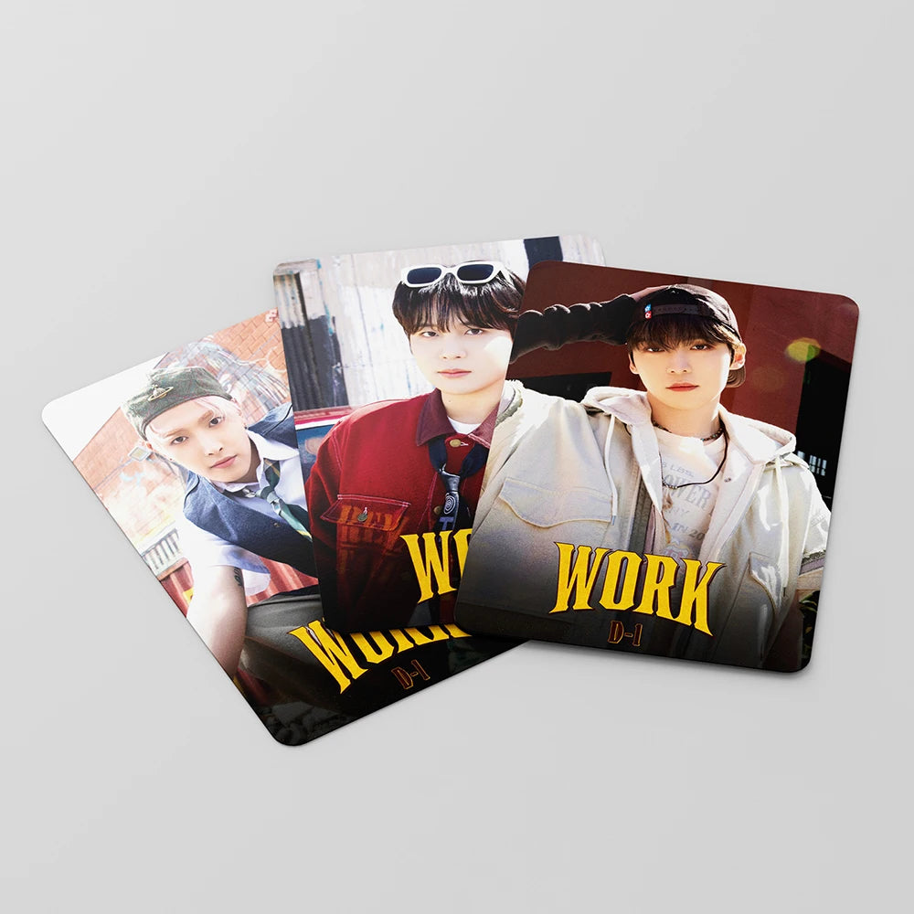 55pcs/set Kpop ATEEZ Lomo Cards THE WORLD EP.1 : MOVEMENT Guerrilla Photocards High Quality New Arrivals