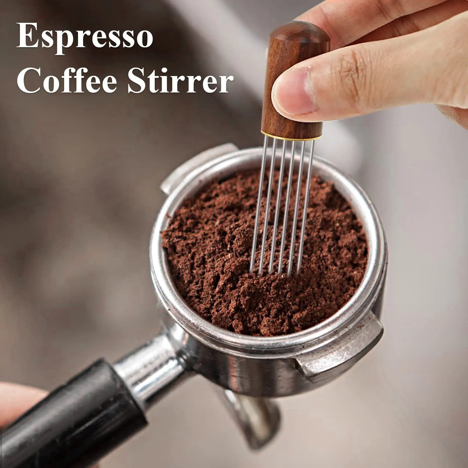 Stainless Steel Coffee Tampers Espresso Ground Mixers Dispensers Levelers WDT Tools Cafe Stirrers Barista Accessories