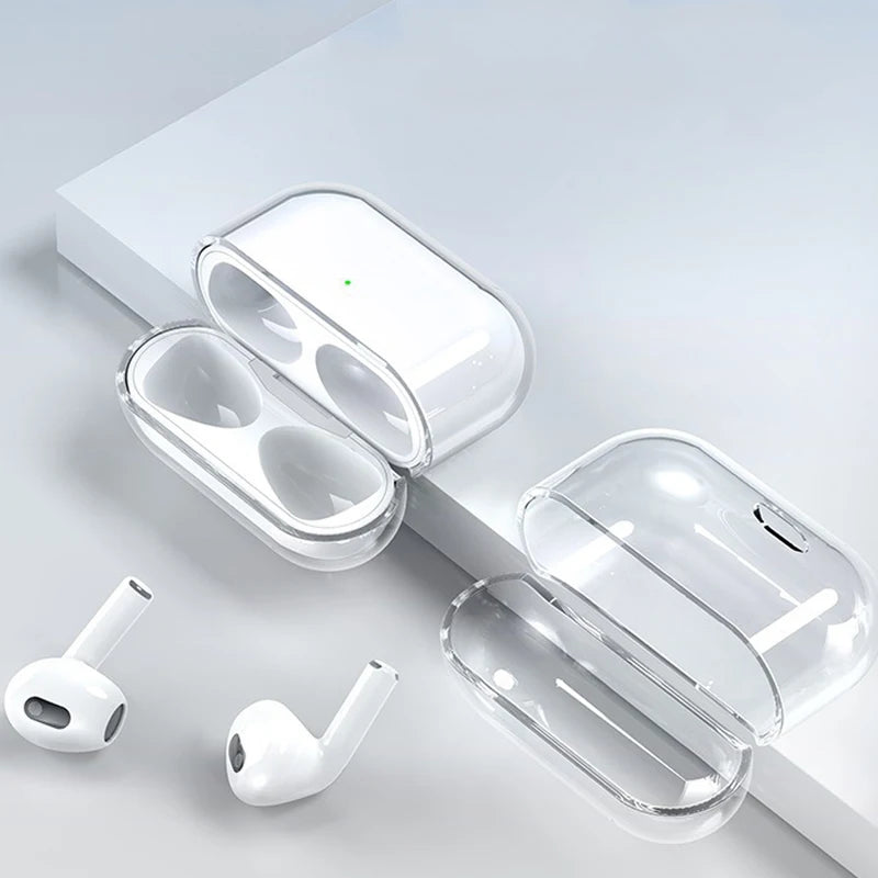 Silicone Transparent Case For Apple Airpods 1 2 3 Cover Earphone Case Airpods Pro Protective Case For Air pods 3 2 1 Pro Cover